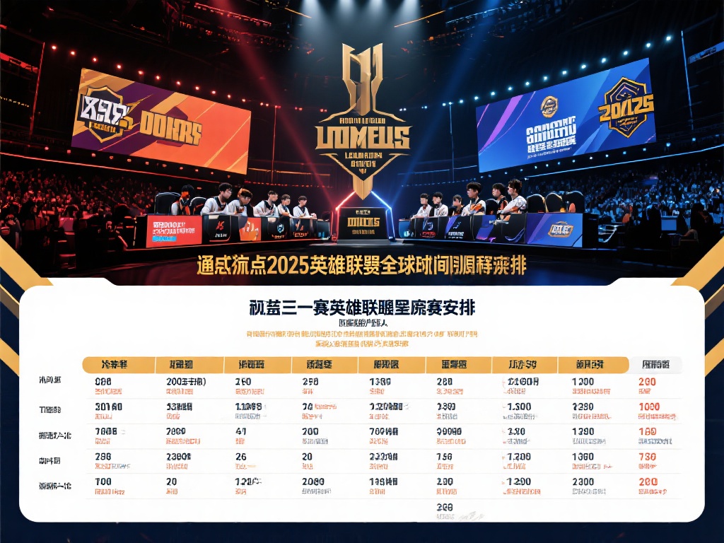 2025英雄联盟全球总决赛赛程表,比赛节奏紧张刺激! 总结赛程信息 别错过每一场精彩对决
通